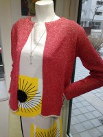 FLY GIRL ラメ入りショートカーディガン